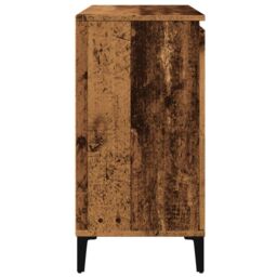Berkfield Home Sideboard Old Wood 102x35x70 cm Engineered Wood in Brown - Size: 102 x 35 x 70 cm - thumbnail 6