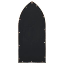 Berkfield Home Garden Mirror Sand 70x30 cm Iron for Outdoor Use in Cream - thumbnail 4