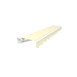 Primrose Awnings Patio Awning Canopy Retractable Manual No Torsion Bar 3.0m x 2.5m in Off-White - thumbnail 2