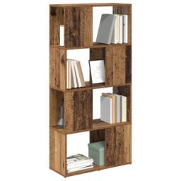 Berkfield Home Storage Unit Old wood Engineered wood 60 x 24 x 124 cm in Brown - thumbnail 3