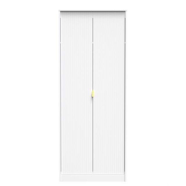 Ready Assembled 2 U Bexley 2 Door Wardrobe (Ready Assembled) in White - Size: Large - image 1