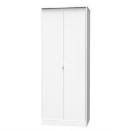 Ready Assembled 2 U Bexley 2 Door Wardrobe (Ready Assembled) in White - Size: Large - thumbnail 3