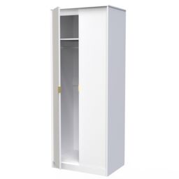 Ready Assembled 2 U Bexley 2 Door Wardrobe (Ready Assembled) in White - Size: Large - thumbnail 5