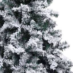 Berkfield Home Artificial Christmas Tree with 300 LEDs with Stand Green 180 cm - thumbnail 7