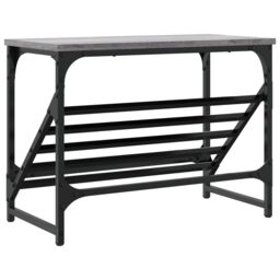 Berkfield Home Shoe Rack Grey Sonoma 60x30x45 cm Engineered Wood - Size: 60 x 30 x 45 cm - thumbnail 6
