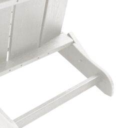 Berkfield Home Foldable Adirondack Chairs 2 pcs White 74.5x80.5x90 cm HDPE - thumbnail 8