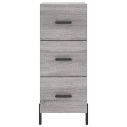 Berkfield Home Sideboard Grey Sonoma 34.5x34x90 cm Engineered Wood - thumbnail 6