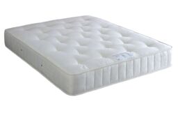 Bedmaster Berrington 1200 Pocket Sprung Natural Mattress in White - Size: Super King - thumbnail 3