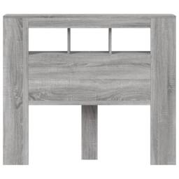 Berkfield Home LED Headboard Grey Sonoma 120x18.5x103.5 cm Engineered Wood - thumbnail 6