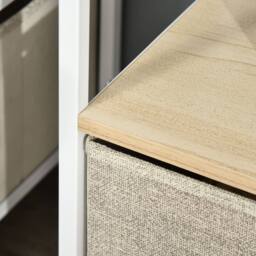 Wyld Haus Rare Elha 98cm TV Cabinet Maple & Light Grey - thumbnail 7