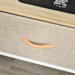 Wyld Haus Rare Elha 98cm TV Cabinet Maple & Light Grey - thumbnail 8