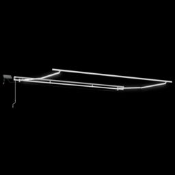 Berkfield Home Manual Retractable Awning with LED Yellow & Orange 400x300 cm - thumbnail 5