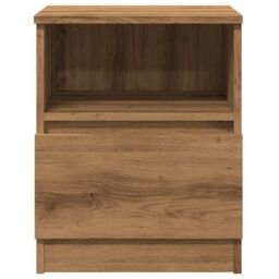 Berkfield Home Bedside Cabinet Artisan Oak 40x40x50 cm Engineered Wood in Brown - Size: 40 x 40 x 50 cm - thumbnail 5