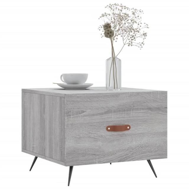 Berkfield Home Decorative Coffee Tables 2 pcs Grey Sonoma 50x50x40 cm Engineered Wood - Size: 50 x 50 x 40 cm - image 1