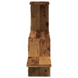 Berkfield Home Wall Shelf Old Wood 104x15x49 cm Engineered Wood in Brown - Size: 104 x 15 x 49 cm - thumbnail 5