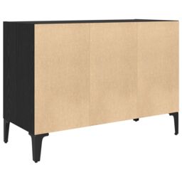 Berkfield Home Entertainment Centre Black Oak Engineered wood Medium - thumbnail 7
