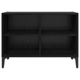 Berkfield Home Entertainment Centre Black Oak Engineered wood Medium - thumbnail 5
