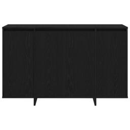 Berkfield Home Stunning Black Oak Sideboard Black oak Wood 120 x 41 x 75 cm - thumbnail 6