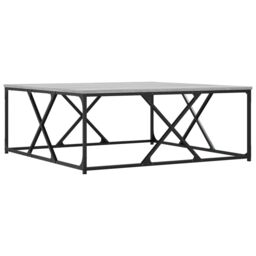 Berkfield Home Coffee Table Grey Sonoma 100x100x40 cm Engineered Wood - Size: 100 x 100 x 40 cm - thumbnail 5