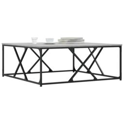 Berkfield Home Coffee Table Grey Sonoma 100x100x40 cm Engineered Wood - Size: 100 x 100 x 40 cm - thumbnail 3