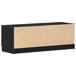 Berkfield Home TV Cabinet Black Oak 102x35x36, 5 cm Engineered Wood - thumbnail 8