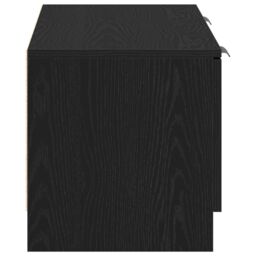 Berkfield Home TV Cabinet Black Oak 102x35x36, 5 cm Engineered Wood - thumbnail 7