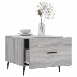 Berkfield Home Coffee Tables 2 pcs Grey Sonoma 50x50x40 cm Engineered Wood - Size: 50 x 50 x 40 cm - thumbnail 4