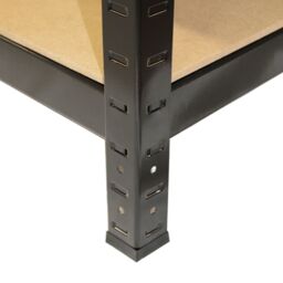 Monstershop Monster Racking T-Rax Heavy Duty Shelving Units, Black, 75cm W, 30cm in Black - thumbnail 5