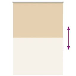 Berkfield Home Roller Blind Blackout Beige 115x175 cm Fabric Width 110.7 cm Polyester - thumbnail 9
