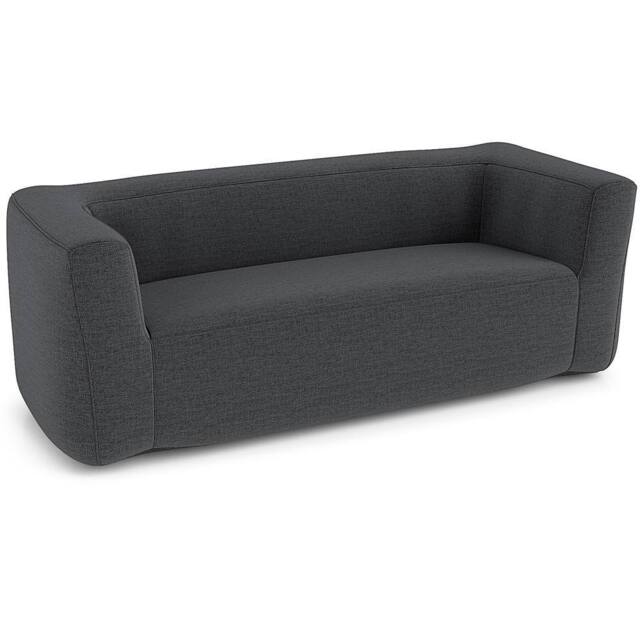 Costway Double Inflatable Couch Portable Blow Up Sofa w/ Detachable Cover in Grey - image 1