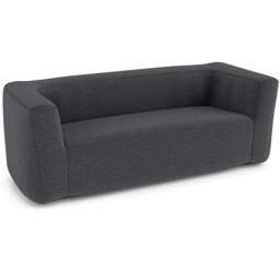 Costway Double Inflatable Couch Portable Blow Up Sofa w/ Detachable Cover in Grey - thumbnail 1