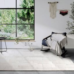 THE RUGS Villeroy & Boch 1906 Wool Rug Wilhelmine - Handwoven Soft & Durable in White - Size: 120 cm x 170 cm - thumbnail 8