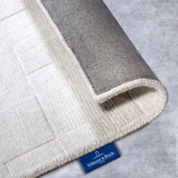 THE RUGS Villeroy & Boch 1906 Wool Rug Wilhelmine - Handwoven Soft & Durable in White - Size: 120 cm x 170 cm - thumbnail 5