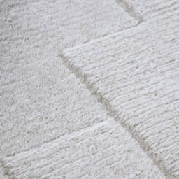 THE RUGS Villeroy & Boch 1906 Wool Rug Wilhelmine - Handwoven Soft & Durable in White - Size: 120 cm x 170 cm - thumbnail 2