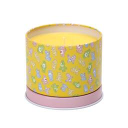 Care Bears Funshine Bear Mandarin & Coconut Scented Printed Tin Candle in Yellow - Size: Small - thumbnail 2