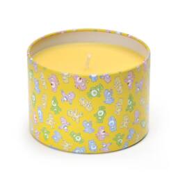 Care Bears Funshine Bear Mandarin & Coconut Scented Printed Tin Candle in Yellow - Size: Small - thumbnail 4