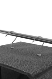 H&O Direct 20 Compartments Non-Woven Hanging Organizer for Shoes in Grey - thumbnail 4
