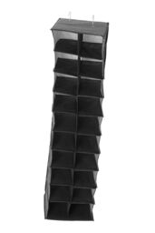 H&O Direct 20 Compartments Non-Woven Hanging Organizer for Shoes in Grey - thumbnail 3