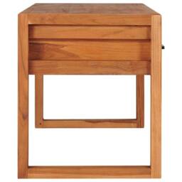 Berkfield Home TV Cabinet 100x40x45 cm Teak Wood in Brown - Size: 100 x 40 x 45 cm