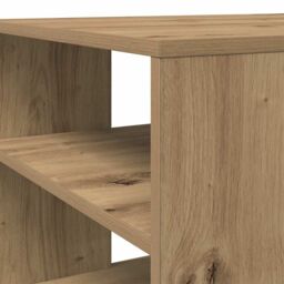 Berkfield Home Coffee Table Artisan Oak 100x50x40 cm Engineered Wood in Brown - Size: 100 x 50 x 40 cm - thumbnail 7