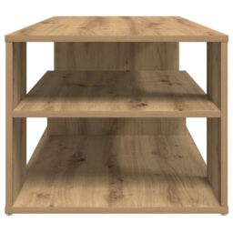 Berkfield Home Coffee Table Artisan Oak 100x50x40 cm Engineered Wood in Brown - Size: 100 x 50 x 40 cm - thumbnail 5