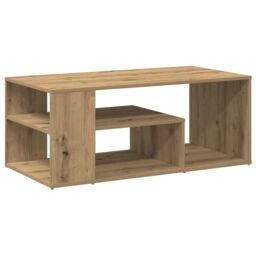 Berkfield Home Coffee Table Artisan Oak 100x50x40 cm Engineered Wood in Brown - Size: 100 x 50 x 40 cm - thumbnail 2