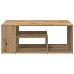 Berkfield Home Coffee Table Artisan Oak 100x50x40 cm Engineered Wood in Brown - Size: 100 x 50 x 40 cm - thumbnail 4