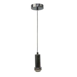 First Choice Lighting Set of 2 Celine - Chrome Ceiling Flex Suspension Kits for Shades in Silver - thumbnail 2