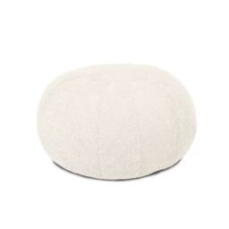 rucomfy Beanbags rucomfy Indoor Snug Pouffe - Comfortable Bean Bag Footstool in Cream - thumbnail 7