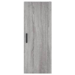 Berkfield Home Highboard Grey Sonoma 34.5x34x180 cm Engineered Wood - thumbnail 8