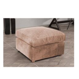 Snugg Furniture UK Limited Milo Jumbo Cord Fabric Footstool in Light Beige - thumbnail 2