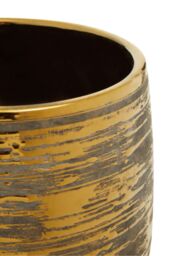 Orsina Honna Large Ceramic Planter in Gold - thumbnail 2