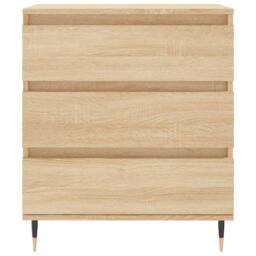 Berkfield Home Sideboard Sonoma Oak 60x35x70 cm Engineered Wood in Light Brown - Size: 60 x 35 x 70 cm - thumbnail 5
