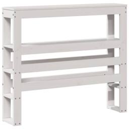 Berkfield Home Beautiful Bed Frame with Headboard without Mattress White 75x190 - Size: Small Single - thumbnail 6